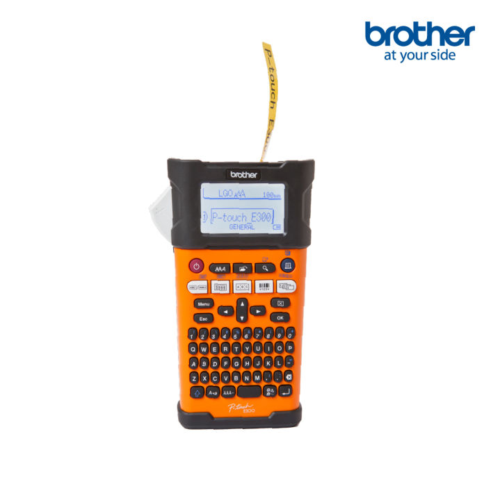 brother-p-touch-pt-e300vp-label-maker-เครื่องพิมพ์ฉลากแบบพกพาสำหรับงานไฟฟ้า-ภาษาอังกฤษและไทย-ของแท้-ประกันศูนย์-1-ปี