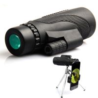 ZZOOI 40x60 Zoom Optical Hd Lens Monocular Telescope+ Tripod+ Clip For Universal Phone Micro Night Vision Hunting Telescopes Бинокль