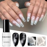 【hot】 NICOLE DIARY Watercolor Ink Varnish Gel Decoration Smoke Effect Nails