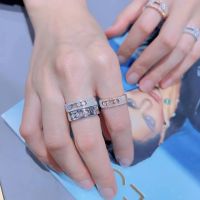 925 Sterling Silver French Fashion Luxury Brand Jewelry MOVE Series Womens Rings. Moving Diamonds. Luxury Holiday Gifts