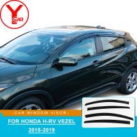 ที่เบนทางลมหน้าต่างสำหรับ Honda EV1 XRV เอชอาร์วีเวสเซิล XNV 2014 2015 2016 2017 2018 2019ที่กำบังกันสาดรถฝนแดดลม