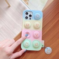 เคสซิลิโคนการ์ตูน + ที่ห้อยมือถือ สำหรับiPhone