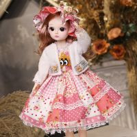New 30cm 16 BJD Doll Little Girl Cute Dress 21 Removable Joint Doll Princess Beauty Makeup Doll Fashion Dress DIY Toy Gift Girl