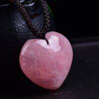 【YF】❄♀  Shaped Pendant Reiki Healing Pink Accessories Charms Necklace Jewelry