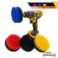 4PCSSet Drill Brush Kit Cleaning Brush All 4 Inch For Carpet Glass Car Tires Nylon Brushes Power Scrubber Drill