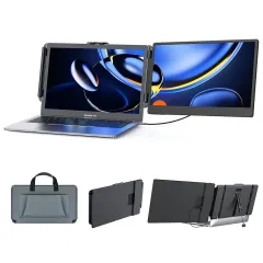 OFIYAA P2 12'' Triple Portable Monitor Laptop Monitor Extender