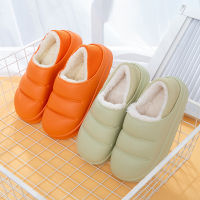 Men And Women Winter Slippers Fur Slippers Warm Fuzzy Plush Garden Clogs Mules Slippers Home Cotton Shoes Indoor Couple Slippers