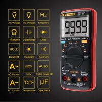 ZZOOI ANENG AN8009 True-RMS Auto Range Digital Multimeter NCV Ohmmeter AC/DC Voltage Ammeter Current Meter Temperature Measurement