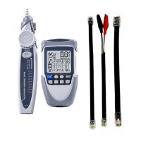 Handheld Network Cable Tester LCD Screen Display Digital Wire Trackers Continuity Voltage Polarity Checking POE Test