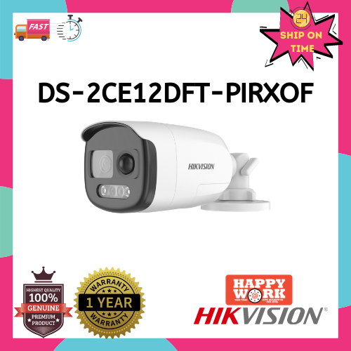 Cctv Camera Hikvision Turbo Hd X 1080p Colorvu Pir Siren Series Ds