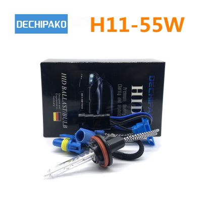 DECHIPAKO 55W 6500K HID Xenon Light Bulb H11H8 H9 9005 9006 12V Auto Car Headlight Lamp