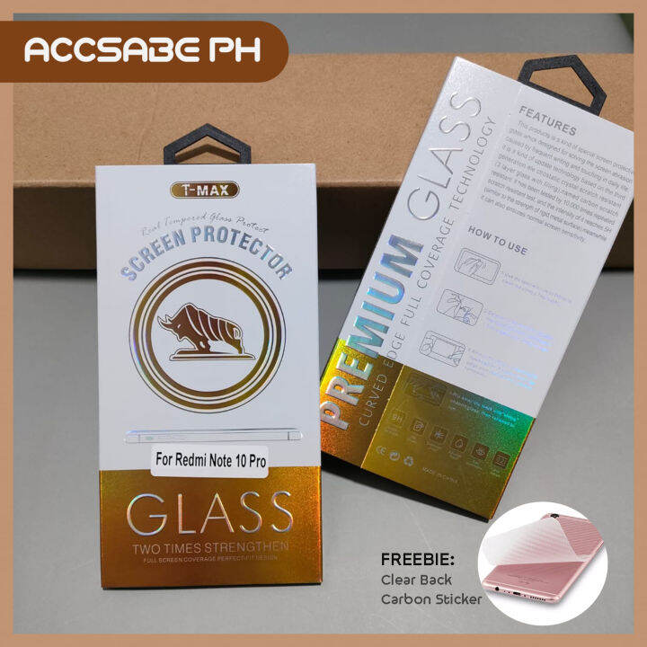 [Redmi Note 10 Pro Xiaomi] TMAX Tempered Glass with Camera Punch Hole