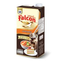 Falcon Sterilized Recombined Flavoured Milk for Cooking and Bakery 1000 ml. นกเหยี่ยว นมปรุงแต่งสำหรับอาหารและเครื่องดื่ม รสจืด 1000 มล.