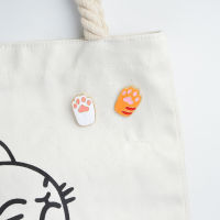 Brooches&amp;pins Pet paw foot print pin Cat dog paw Animal lover button icon decorating badge backpack