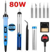 2023 NEW S6-A1 Soldering Iron Kit 80W 220V Adjustable Temp Welding Station Desoldering Pump Tweezer solderingironset solder set