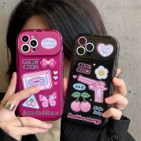 เคสพร้อมกระจกเข้ากันได้กับ IPhone14 13 12 11 Promax Cewek Seksi น่ารัก INS ขาตั้งซ่อนรูปเลนส์ป้องกันเคสโทรศัพท์