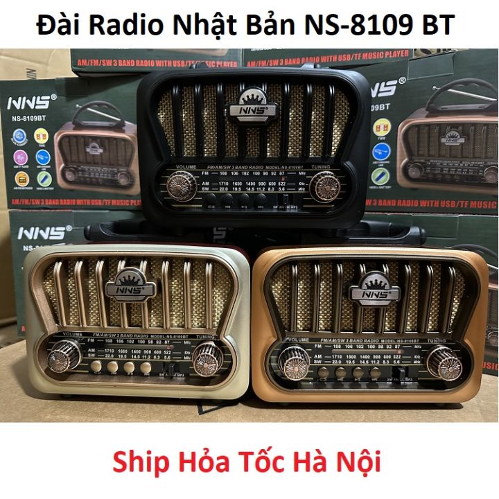 Đài FM, Radio FM, Đài Radio Fm & Máy Nghe Nhạc NS-8109BT, 5 Bands  FM-TV-AM-SW1-SW2 Đa Kênh, Bắt Sóng Siêu Khỏe Đài FM Dễ Dùng Cho Người Già  Bảo Hành Uy Tín. |