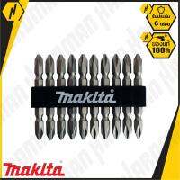 MAKITA D-31740 ดอกไขควงหัวแฉก 2 ด้าน 10 ตัว/ชุด