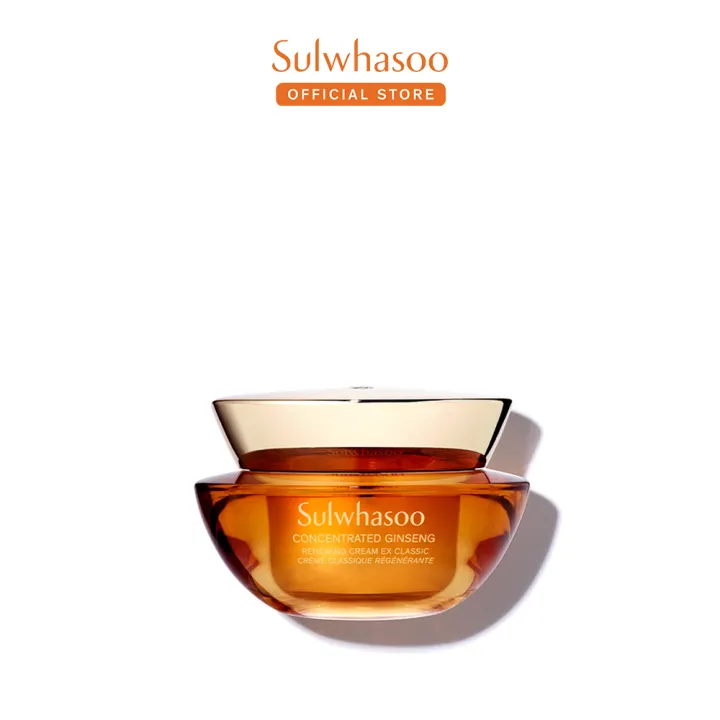Sulwhasoo Concentrated Ginseng Renewing Cream EX Classic (30ml/60ml) - Anti-aging, Regeneration, Suitable for All Skin Types