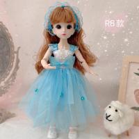 30cm Bjd 23 Movable Joint 3d Eye Princess Dress Doll Fashion Doll Girl Play House Toy Diy Children Birthday New Year Gift