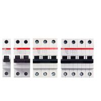 ABB Miniature Circuit Breaker SH200 1P 1P N 2P 3P 4P TYPE C 1A 2A 3A 4A 6A 10A 16A 20A 25A 32A 40A 50A 63A