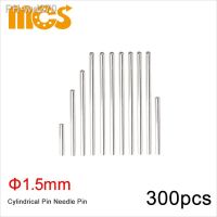 300pcs Dia.1.5mm Cylindrical Pin GCr15 Bearing Steel Locating Dowel Needle Roller Length3 4 5 6 7 8 9 10 11 12 13 14 15 16 18 20