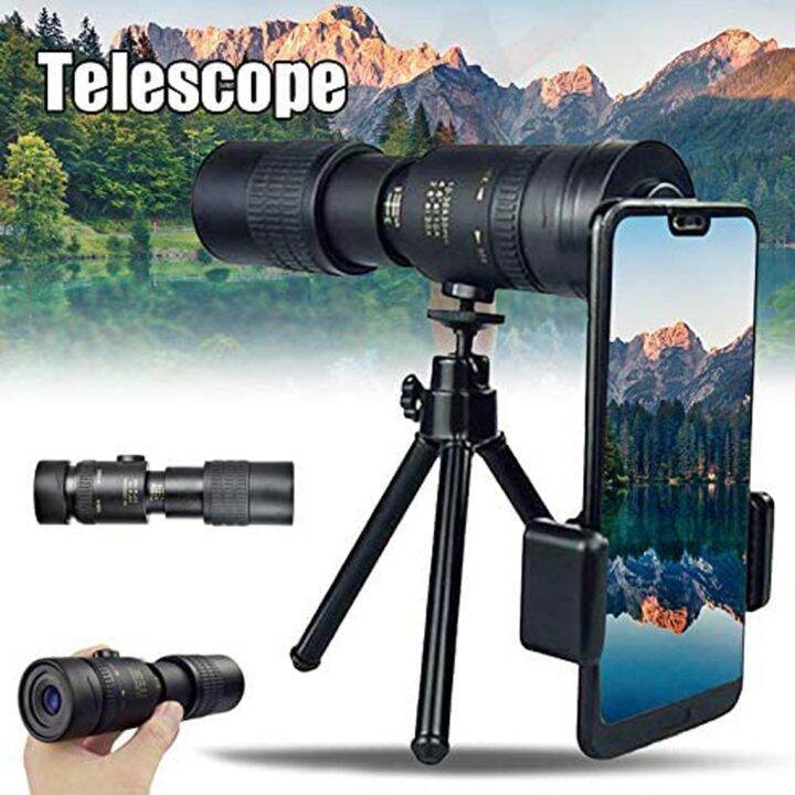 Teropong Jarak Jauh Original 10-300X40mm Super Telephoto Zoom Monocular ...