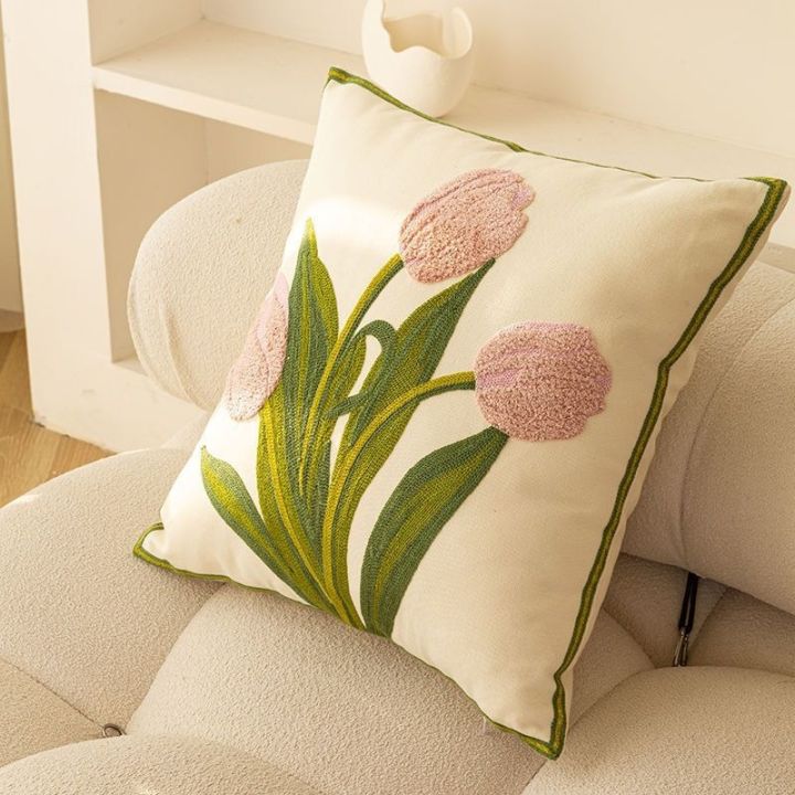 sales-tulip-removable-pillowcase-45x45-new-flower-pillow-living-room-sofa-cushion