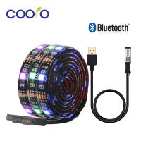 5V USB LED Strip 5050 RGB Background Lighting 30LEDsm with Bluetooth Controller APP Control 50cm 1m 2m Set