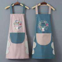 Waterproof Kitchen Apron Cute Bunny Cooking Pinafore With Towel PVC Bib Pinny Cuisine Baking Kitchen Aprons For Restaurant Cafe Aprons