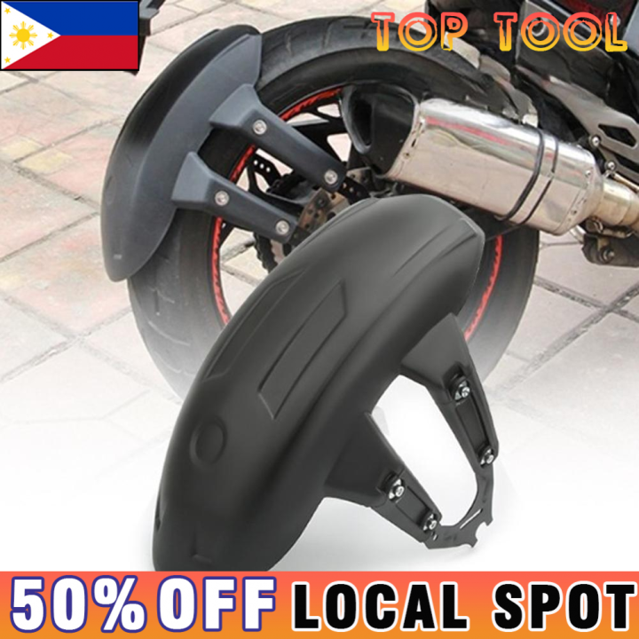 Universal Mud Guard Fender Motorcycle Rear Mudguard Adjustable Black