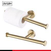 Bath Double Roll Toilet Paper Holder Wall Mount Dual Tissue Hook SUS304 Stainless Steel 2Roll Tissue Paper Dispenser Toilet Rack Toilet Roll Holders