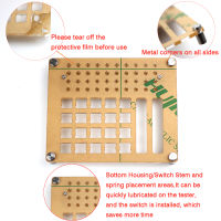 20 Lube Modding Station Switches Tester Switch Opener DIY Cover Removal Platform For Cherry Gateron Custom Mechanical Keyboard