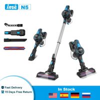 INSE N5S Cordless Vacuum Cleaner 6-in-1 Rechargeable Lightweight Stick Vacuum with 2200mAh Battery for Household Cleaning