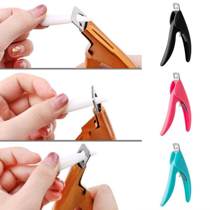 professional-nail-art-clipper-special-type-u-word-false-tips-edge-cutters-diy-french-manicure-tools-colorful-false-nail-trimmer