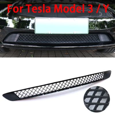Car Lower Bumper Anti Insect Net For Tesla Model Y Model 3 2017 2018 2019 2020 2021 2022 Anti Dust Proof Inner Vent Grille Cover