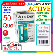 Que Thử Đường Huyết Accuchek Active 50 Que - Có Tem Chống Hàng Giả