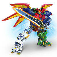 เด็กของขวัญของเล่น5 In 1ประกอบ Dinozords การเปลี่ยนแปลงเรนเจอร์ Megazord หุ่นยนต์แอ็คชั่นเด็กของขวัญของเล่น