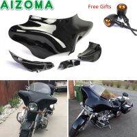 ℗ Motorcycles Outer Batwing Fairing Cowl w/Windshield for Yamaha Honda V-star VTX Kawasaki Vulcan Harley Softail Slim FLS Touring