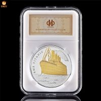 1912 Gold Titanic Sailing Travel Map Rms Euro Gold Plated Challenge Commemorative Coin Collection W/PCCB Holder