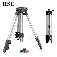 HSL 1.2 m 1.5m Tripod Laser level Adjustable Height Thicken Aluminum Accessories for 12 16 Lines 3D 4D Laser level 360 leveler