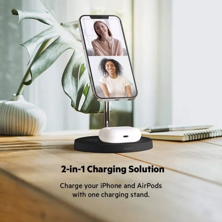 belkin-wiz010my-boostcharge-pro-2in1-wireless-charger-stand-with-magsafe-15w-adapter-iphone-14-13-12-airpods