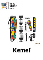 Kemei ปัตตาเลี่ยนตัดผม ลายใหม่สุดๆ KM-770