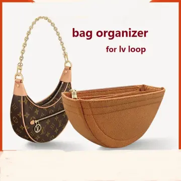 Insert Bag Organizer Liner Fits For Loop Hobo Bag,Handbag Shapers Tote  Storage Divider
