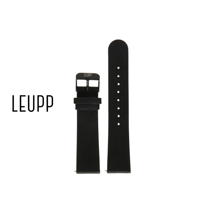 LEUPP Black Watch Strap, 20mm Lazada PH
