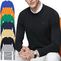 Super Soft 100% Cotton Sweater Men Pullover Jumper 2021 Autumn Winter Warm Jersey Hombre Pull Homme Mens O-neck Sweaters PL8507