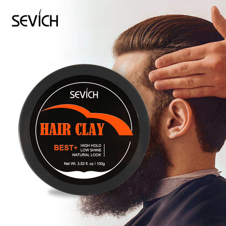 Strong Hold Hair Styling Clay Gel for Men Hairstyles Wax Matte Finished