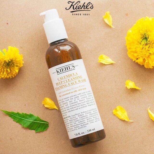 KIEHL'S Calendula Deep Cleansing Foaming Face Wash 230ml | Lazada