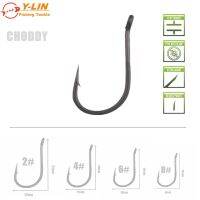 【LZ】△❍  Carp Fishing Chod Hooks FTPE Coating Micro Barbed Choddy Rigs Carp Hooks Bait Accessories