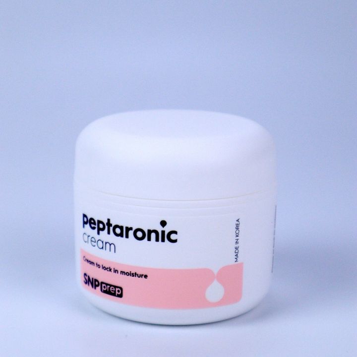 snp-prep-peptaronic-cream-เอสเอ็นพี-เพรพ-เปปทาโรนิค-ครีม-55ml-ครีมบำรุงผิวหน้า-ช่วยให้ผิวนุ่มชุ่มชื่น-ของแท้นำเข้าจากเกาหลี